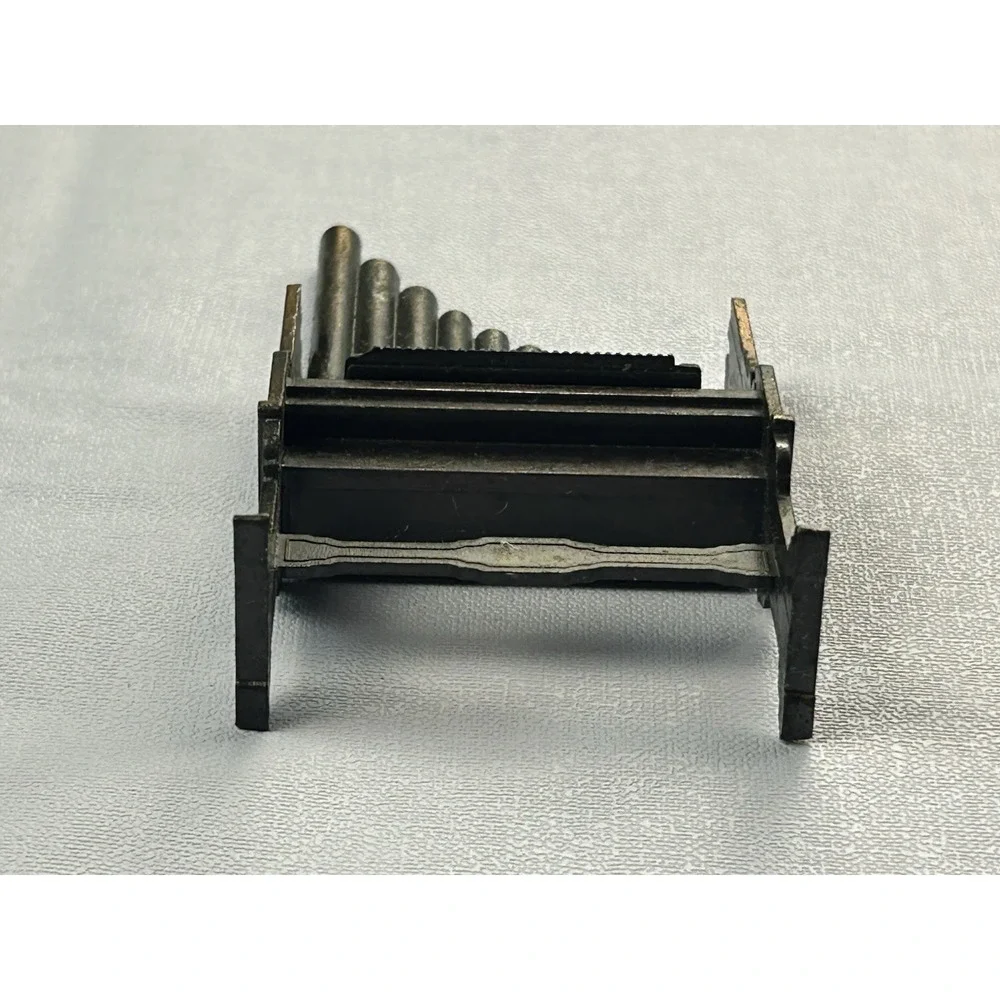 Vintage Mini Pipe Organ Music Box Metal Pan Flute‎ Hong Kong Mechanical